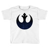 rebel logo with space pattern Toddler T-shirt