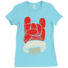christmas rocks Ladies Fitted T-Shirt