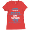The Best Poppy Was Born In June Ladies Fitted T-Shirt