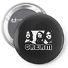 cream Pin-back button