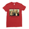 Grant Wood American Gothic Ladies Fitted T-Shirt