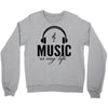 music is my life Crewneck Sweatshirt