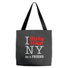 i only like ny as a friend Tote Bags