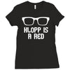 klopp is a red funny Ladies Fitted T-Shirt