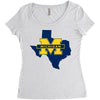 texas for michigan - limited edition Women's Triblend Scoop T-shirt