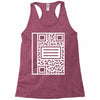 qr composition Racerback Tank