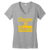 drum n bass birthday music Women's V-Neck T-Shirt