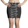 falling cat Mini Skirts
