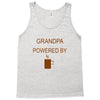 grandpa powered by coffee Tank Top
