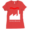 factory records Ladies Fitted T-Shirt
