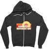 same tit different day Zipper Hoodie