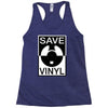 save the vinyl Racerback Tank