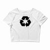 save planet earth Crop Top