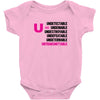 U=U Undetectable = Untransmittable Baby Onesie