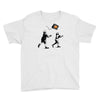 banksy kids play t.v. ball Youth Tee