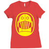 robot Ladies Fitted T-Shirt