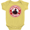 Deadpool Coffee Baby Bodysuit