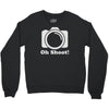 oh shoot camera Crewneck Sweatshirt