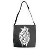 bat for lashes Adjustable Strap Totes