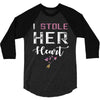 i stole her heart couple 3/4 Sleeve Shirt