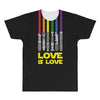 Lightsaber Rainbow All Over Men's T-shirt