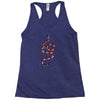snake red black Racerback Tank