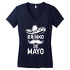 drinko de mayo Women's V-Neck T-Shirt
