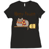 Pusheen the Cat Harry Potter Ladies Fitted T-Shirt