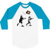 banksy kids play t.v. ball 3/4 Sleeve Shirt