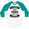 Premium Vintage  1980 3/4 Sleeve Shirt