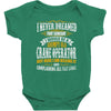 grumpy old crane operator Baby Bodysuit