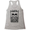 cats are fucking awesome Racerback Tank