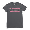 on wednesdays we smash the patriarchy Ladies Fitted T-Shirt
