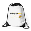 Daddy to Bee Baby Girl Drawstring Bags