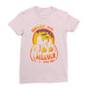 great pumpkin believer halloween Ladies Fitted T-Shirt