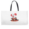 happy halloween clown Weekender Totes