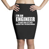 engineer funny Pencil Skirts