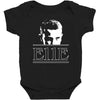 eleven stranger tv show mike lucas dustin will demogorgon dart Baby Bodysuit