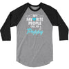 My Favorite People Call Me Poppy 3/4 Sleeve Shirt