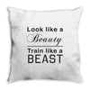 look like a beauty Throw Pillow