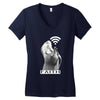 faith animal pray Women's V-Neck T-Shirt
