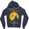 i drive a stick   halloween superpower Zipper Hoodie