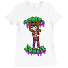 toasty zombie Ladies Fitted T-Shirt