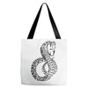 tribal cobra Tote Bags