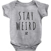Juanpa Zurita Stay Weird Baby Onesie