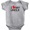 I Love My Uncle Baby Bodysuit