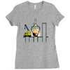 sumo pile driver Ladies Fitted T-Shirt