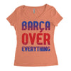 barca over everything!! Women's Triblend Scoop T-shirt