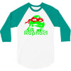 turtles  splinter ninja serie funny 3/4 Sleeve Shirt