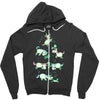 angry unicorns Zipper Hoodie